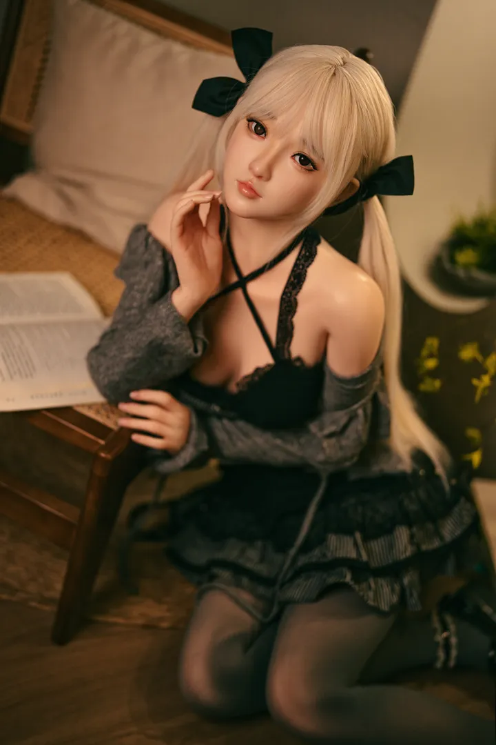 150cm (4ft11) Small Breasts Realistic Lifelike Silicone Sex Doll Haruki, ROS Head #18B